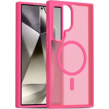 sbodurhome   Samsung Galaxy S24 Ultra Jota Magsafe Kapak - Rose