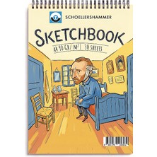 Schoellershammer Art Comics Sketchbook A4 90GR 30YP Arles Yatak Odası