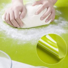 Canarino 40X50 cm Silikon Ölçekli Kullanımı Kolay Hamur Açma Matı Ekmek Mantı Makarna Hamuru Yoğurma Matı (40X50)
