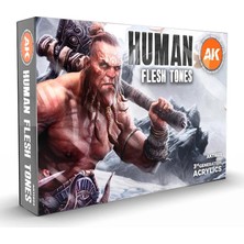 Ak Interactive Ak-Interactive 11603, 6X17 Ml. Insan Teni Için Boya Seti