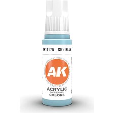 Ak Interactive 11175, 17 Ml. 3gen Sky Blue Maket Boyası