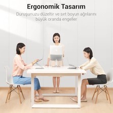 Canarino Alüminyum Notebook Standı Yükseklik ve Eğim Ayarlı Ergonomik Metal Laptop Standı 11-17 Inch Arası Notebook Dizüstü Bilgisayar Standı, Ayarlanabilir