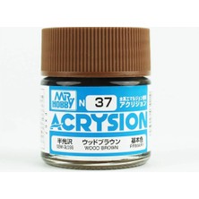 Mr. Hobby Mr.hobby N-037, 10 Ml. Wood Brown Acrysion Maket Boyası