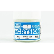 Mr. Hobby Mr.hobby N-001, 10 Ml. White Acrysion Maket Boyası