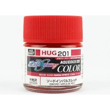 Mr. Hobby Mr.hobby HUG-201, 10 Ml. Sword Pulse Red Aqueous Gundam Maket Boyası