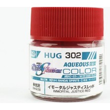 Mr. Hobby Mr.hobby HUG-302, 10 Ml. Immortal Justice Red Aqueous Gundam Maket Boyası