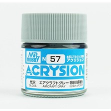 Mr. Hobby Mr.hobby N-057, 10 Ml. Aircraft Gray Acrysion Maket Boyası