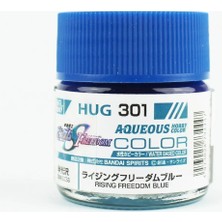 Mr. Hobby Mr.hobby HUG-301, 10 Ml. Rising Freedom Blue Aqueous Gundam Maket Boyası
