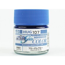 Mr. Hobby Mr.hobby HUG-107, 10 Ml. Freedom Blue Aqueous Gundam Maket Boyası
