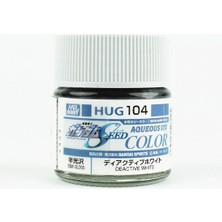 Mr. Hobby Mr.hobby HUG-104, 10 Ml. Deactive White Aqueous Gundam Maket Boyası
