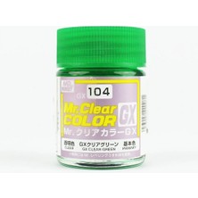 Mr. Hobby Mr.hobby GX-104, 18 Ml. Clear Green Mr.clear Color Maket Boyası