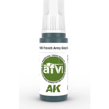 Ak Interactive 11365, 17 Ml. 3gen French Army Grey-Blue Afv Maket Boyası
