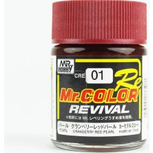 Mr. Hobby Mr.hobby Cre-01, 10 Ml. Cranberry Red Pearl Revival Maket Boyası