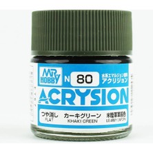 Mr. Hobby Mr.hobby N-080, 10 Ml. Khaki Green Acrysion Maket Boyası