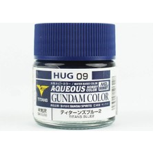 Mr. Hobby Mr.hobby Hug-09, 10 Ml. Titans Blue 2 Aqueous Gundam Maket Boyası