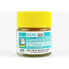 Mr. Hobby Mr.hobby Hug-03, 10 Ml. RX78-2 Gundam Yellow Aqueous Gundam Maket Boyası