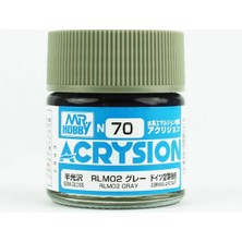 Mr. Hobby Mr.hobby N-070, 10 Ml. RLM02 Gray Acrysion Maket Boyası