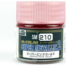 Mr. Hobby Mr.hobby SM-210 10 Ml. Super Metallic Pink Gold, Metallic Colors-Iı Serisi Model Boyası