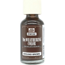 Mr. Hobby Mr.hobby Ewc-02, 40 Ml. Weathering Color Ground Brown Eskitme Maket Boyası