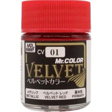 Mr. Hobby Mr.hobby Cv-01, 18 Ml. Red, Mr.color Velvet Serisi Maket Boyası