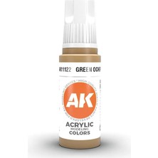 Ak Interactive 11122, 17 Ml. 3gen Green Ocher Maket Boyası