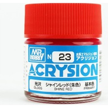Mr. Hobby Mr.hobby N-023, 10 Ml. Shine Red Acrysion Maket Boyası