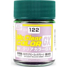 Mr. Hobby Mr.hobby GX-122 18 Ml. Clear Peacock Green, Mr.clear Color Serisi Model Boyası