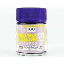Mr. Hobby Mr.hobby GX-108, 18 Ml. Clear Violet Mr.clear Color Maket Boyası
