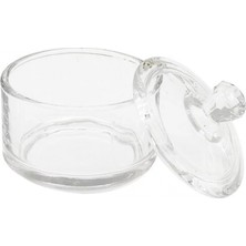 Hace Bazaar AKUT-12268 Mini Kapaklı Cam Şekerlik 90ML (4887)