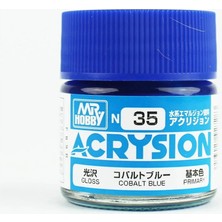 Mr. Hobby Mr.hobby N-035, 10 Ml. Cobalt Blue Acrysion Maket Boyası
