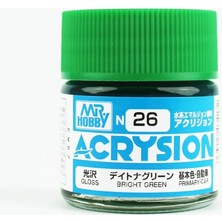 Mr. Hobby Mr.hobby N-026, 10 Ml. Bright Green Acrysion Maket Boyası
