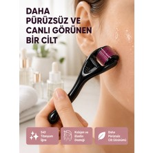 Zenviaa Dermaroller Titanyum 540 Iğneli 1 mm Cilt Yenileme ve Anti Aging Etkisi ZNV20245