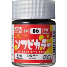 Mr. Hobby Mr.hobby Svc-06, 18 Ml. Soft Vinyl Color Silver Aqueous Maket Boyası