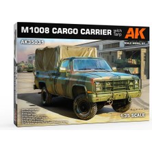 Ak Interactive 35031, 1/35 Gmc M1008 Brandalı Kargo Kamyonu Plastik Maketi