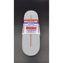 Hace Bazaar Beyaz - 2.5cm Paça Lastik Geniş 10MT. (4887)