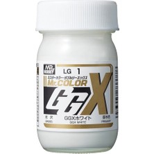 Mr. Hobby Mr.hobby LG-001, 60 Ml. Ggx (Double G) White Mr.color Akrlik Resin Maket Boyası