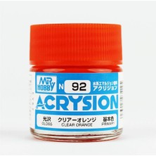 Mr. Hobby Mr.hobby N-092, 10 Ml. Clear Orange Acrysion Maket Boyası