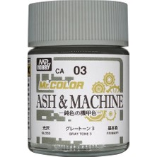 Mr. Hobby Mr.hobby Ca-03, 18 Ml. Ash & Machıne Gray Tone 3 Mr.color Maket Boyası