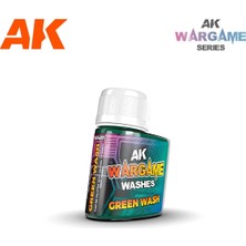 Ak Interactive Ak 14211, 35 Ml. Green Wash Wargame Serisi Eskitme Efekti