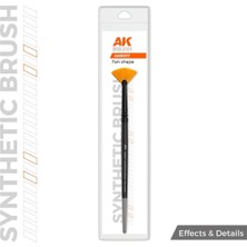 Ak Interactive AKB017 Yelpaze.uçlu Sentetik Maket Boyama Fırçası