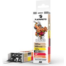 Ak Interactive M101, 6 Adet Kahramanlar Play Marker Seti