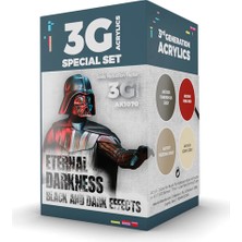 Ak Interactive 1070, 4X17 Ml. Ebedi Karanlık 3gen Akrilik Wargame Boya Seti