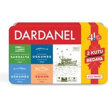 Dardanel Küçük Balık Serisi 4'lü 485 G (8'li Paket)
