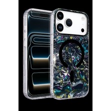 Royaleks Onegif Apple Iphone 17 Pro Max Mila Dalgalı Magsafe Kapak - Lacivert