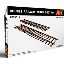 Ak Interactive 35011 1/35 2 Adetdüz 19 Cm. Tren Rayı Plastik Maketi