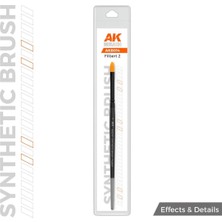 Ak Interactive AKB014 No.2 Oval Uçlu Sentetik Maket Boyama Fırçası