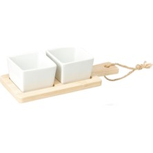 Excellent Houseware Porselen Kaseli Set (5'li Paket)