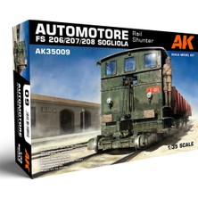 Ak Interactive 35009, 1/35 Otomotor Fs 206/207/208 Sogliola Ray Parantı Plastik Maketi