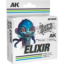 Ak Interactive 16030, 3X30 Ml. Iksir Renkleri Akrilik Mürekkep Seti