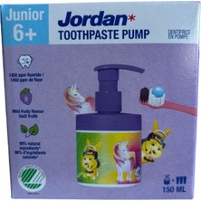 Jordan 6 Yaş Üstü Çocuk Pompalı Diş Macunu 150 ml (3'li Paket)